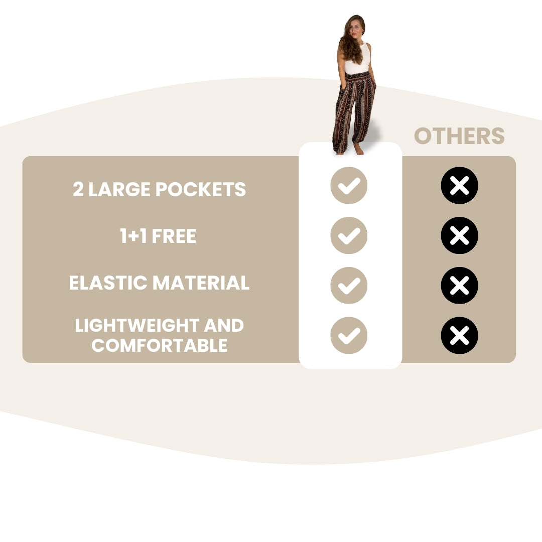 Buy 1 Get 1 Free - Mia ultra comfort bohemian pants