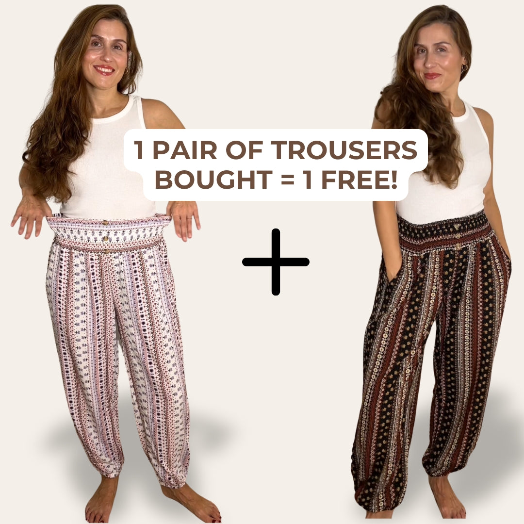 Buy 1 Get 1 Free - Mia ultra comfort bohemian pants