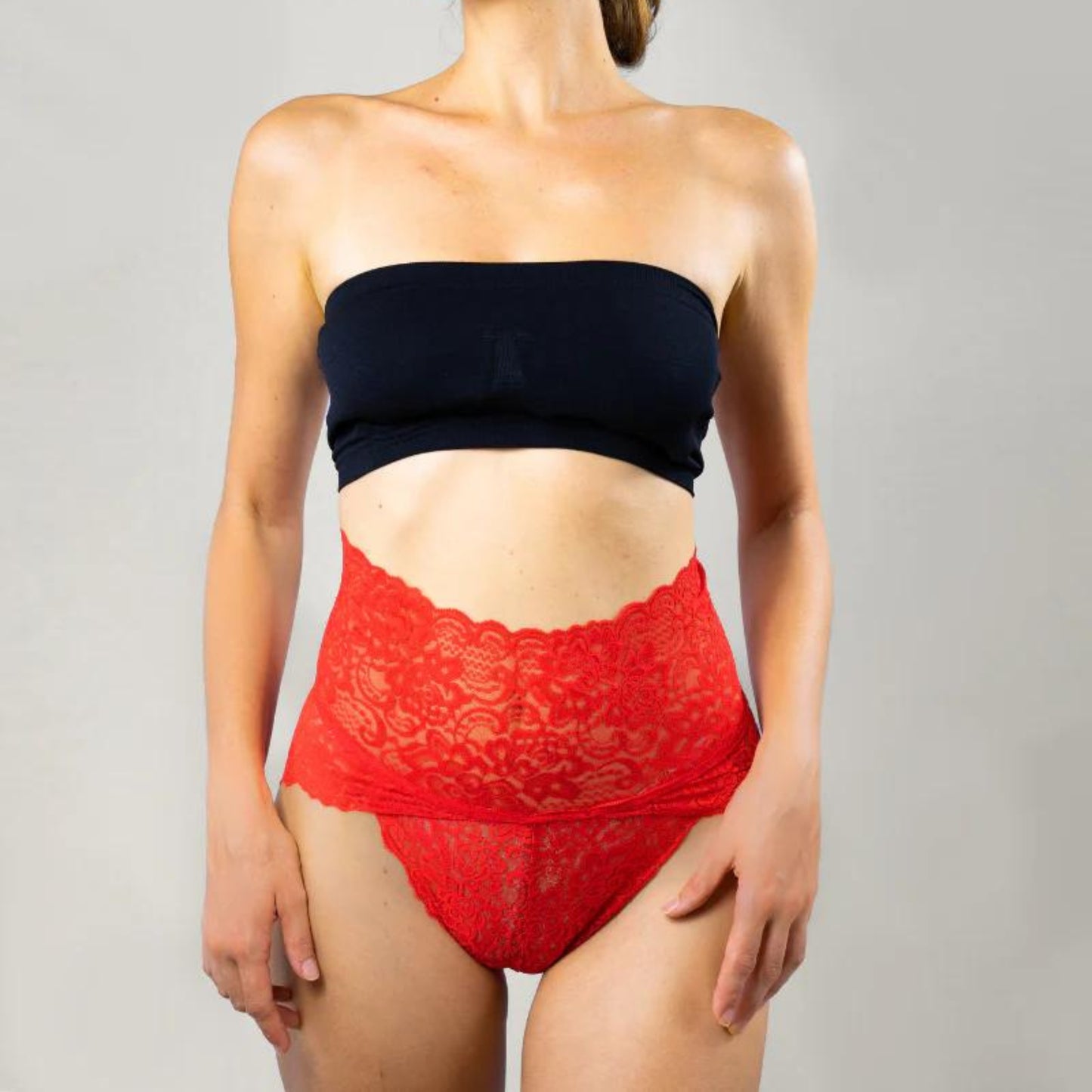 ShapEase - Sexy high-waisted lace panties