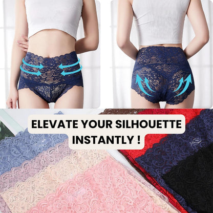ShapEase - Sexy high-waisted lace panties