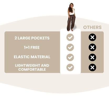Buy 1 Get 1 Free - Mia ultra comfort bohemian pants