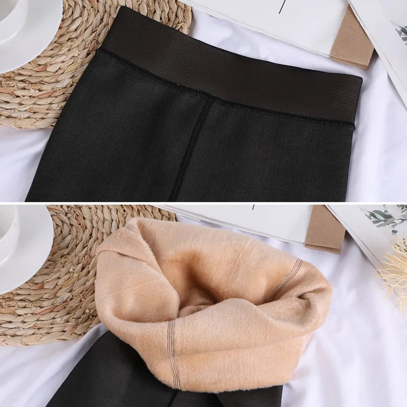 PolarCurve ® Transparent effect fleece tights