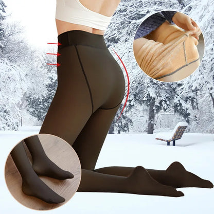 PolarCurve ® Transparent effect fleece tights